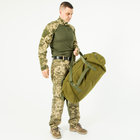 Тактична Сумка Баул Рюкзак об'єм 48 л, армійська, тканина кордура олива - зображення 3