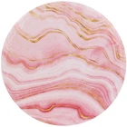 Подставка под горячее керамическая "Golden Pink Marble" Ø16см на пробковой основе