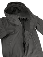 Куртка Tactic4Profi софтшел чорна з підкладкою фліс розмір M (46) - зображення 3
