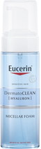 Penka do mycia twarzy Eucerin DermatoClean Hyaluron Micellar Foam 150 ml (4005800270475) - obraz 1