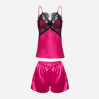 Piżama (szorty + koszulka) DKaren Beatrice XL Dark Pink (5903251398986) - obraz 1