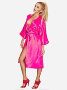 Халат жіночий великого розміру DKaren Plus Size 115 7XL Dark Pink (5901780638818) - зображення 1
