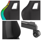 Ігрове крісло Genesis Trit 600 RGB підсвітка Чорне (5901969425482) - зображення 8