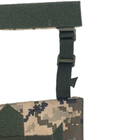 Напашник піксель+балістичний пакет, напашний підсумок, підсумок на бронежилет, плитоноску для ВСУ - зображення 4