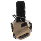 Тактичні навушники EARMOR M31 Койот з універсальним кріпленням - зображення 2