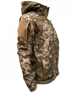 Куртка тактическая Софтшелл пиксель Softshell р.48-50 - изображение 4