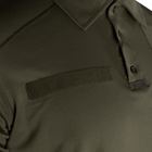 Тактична футболка Поло Tactical Army CoolPass Antistatic Olive Camotec розмір L - зображення 3