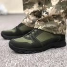 Тактические летние кроссовки ЗСУ олива, военная обувь размер 42 - изображение 9