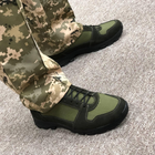 Тактические летние кроссовки ЗСУ олива, военная обувь размер 43 - изображение 4