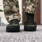 Тактичні літні кросівки ЗСУ олива, військове взуття розмір 44 - зображення 9