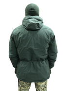 Тактична куртка хакі зсу чоловіча, зимова утеплена з капюшоном Розмір 56-58 зріст 167-179 - зображення 10