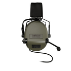 Навушники для стрільби Sordin Supreme MIL CC Slim Headband Green PVC (74332-06-S) - зображення 4