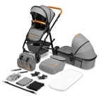 Универсальная коляска 2 в 1 Lionelo AMBER GREY STONE