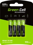 Акумуляторні батарейки Greencell Ni-MH AAA 950 мА·г 4 шт. (5903317225836) - зображення 3