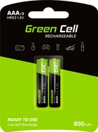 Акумуляторні батарейки Greencell Ni-MH AAA 800 мА·ч 2 шт. (5903317225881) - зображення 3