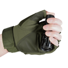 CamoTec перчатки Air Tac Shot Olivе, военные перчатки олива, перчатки армейские открытые, перчатки беспалые - изображение 2