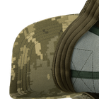 CamoTec бейсболка CM MESH TACTIC MM14, армейская кепка, военная кепка пиксель, кепка рип-стоп пиксель - изображение 5