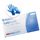 Перчатки нитриловые Medicom упаковка 50 пар размер S без пудры плотность 3 г синие (2000994196015) - изображение 1