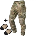 Чоловічий камуфляжний тактичнй костюм HAN WILD M65 Multicam 3в1 Куртка флісова, Убакс і Штани із Захистом колін - зображення 4