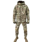 Чоловічий камуфляжний тактичнй костюм HAN WILD M65 Multicam 3в1 Куртка флісова, Убакс і Штани із Захистом колін - зображення 7