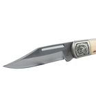 Нож складной Fox Outdoor «Jäger» с орнаментом Белый - изображение 5