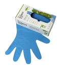 Одноразовые перчатки Slimfit,TPE, голубой, М, 100 шт Reflex - зображення 2