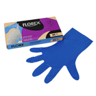 Одноразові рукавички FLOREX, синій М, 100 шт Reflex - зображення 3