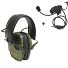 Активні навушники Howard Impact Sport + Адаптер з мікрофоном для підключення до рації (12500mic) - зображення 1