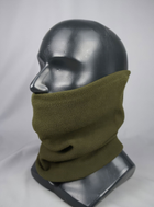 Зимовий флісовий шарф баф універсальний / хомут / тактична шапка для ЗСУ 9019 OnePro Хакі 67484 - зображення 11