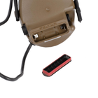 Активна гарнітура Peltor Сomtac III headset DUAL з кріпленнями на рейки шолома (Б/У) - зображення 3