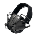Тактичні навушники Earmor М31 + кріплення на шолом OPS Core чебурашка Чорний (900892) Kali - зображення 3