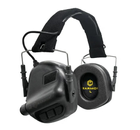 Тактичні навушники Earmor М31 + кріплення на шолом OPS Core чебурашка Чорний (900892) Kali - зображення 7