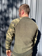 Тактичний чоловічий флісовий светр Олива-піксель 5XL (26463) Kali - зображення 5
