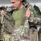 Тактическая зимняя мужская куртка Бушлат Камуфляж пиксель XXL (20734) Kali - изображение 7