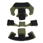 Универсальная система креплений для шлема Wendy system с подушками Хаки (900191) Kali - изображение 2