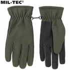 Армійські/тактичні зимові рукавички MIL-TEC SOFTSHELL HANDSCHUHE THINSULATE S OLIV/Олива (12521301-902-S) - зображення 4