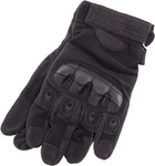 Тактические военные перчатки EasyFit EF-2805-L размер L с закрытыми пальцами Черные (56002852) - изображение 1
