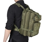 Тактический штурмовой рюкзак Lesko M07G 45л зеленый - изображение 7