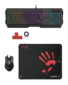 Комплект (клавіатура, мишка) A4Tech B1700 Bloody Black