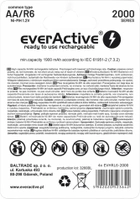 Akumulatory paluszki everActive R6/AA 2000 mAH blister 4 szt. (EVHRL6-2000) - obraz 2