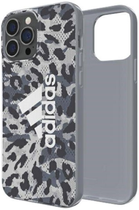 Etui plecki Adidas OR SnapCase Leopard do Apple iPhone 13/13 Pro Grey (8718846097161) - obraz 1