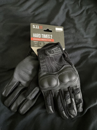 Тактичні рукавички 5.11 Tactical Hard Times 2 Чорний М - зображення 7
