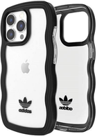 Панель Adidas OR Wavy Case для Apple iPhone 13/13 Pro Черный-Прозорий (8718846109505) - зображення 1