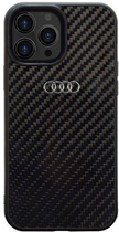 Etui plecki Audi Carbon Fiber do Apple iPhone 13 Pro Max Black (6955250226264) - obraz 1