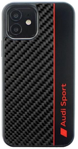 Панель Audi Carbon Fiber Stripe для Apple iPhone 11 Чорний (6955250224864)