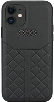 Панель Audi Genuine Leather для Apple iPhone 12/12 Pro Чорний (6955250224420) - зображення 1