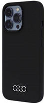 Etui plecki Audi Silicone Case do Apple iPhone 13/13 Pro Black (6955250226455) - obraz 1