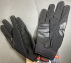 Тактические перчатки HWI Tac-Tex Mechanic Touchscreen (цвет - Black) М - изображение 9
