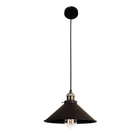 Подвесной светильник Levistella с плафоном-конусом под лампу Е27 черный IP20 7526855-1 BK(300)
