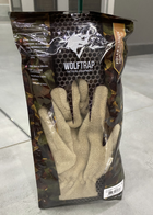 Перчатки зимние флисовые Wolftrap пальцевые, цвет Койот, тактические перчатки зимние L - изображение 4